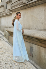 PRÉ-VENDA VESTIDO SOPHIE AZUL CÉU (Envio 20/07 a 24/07)