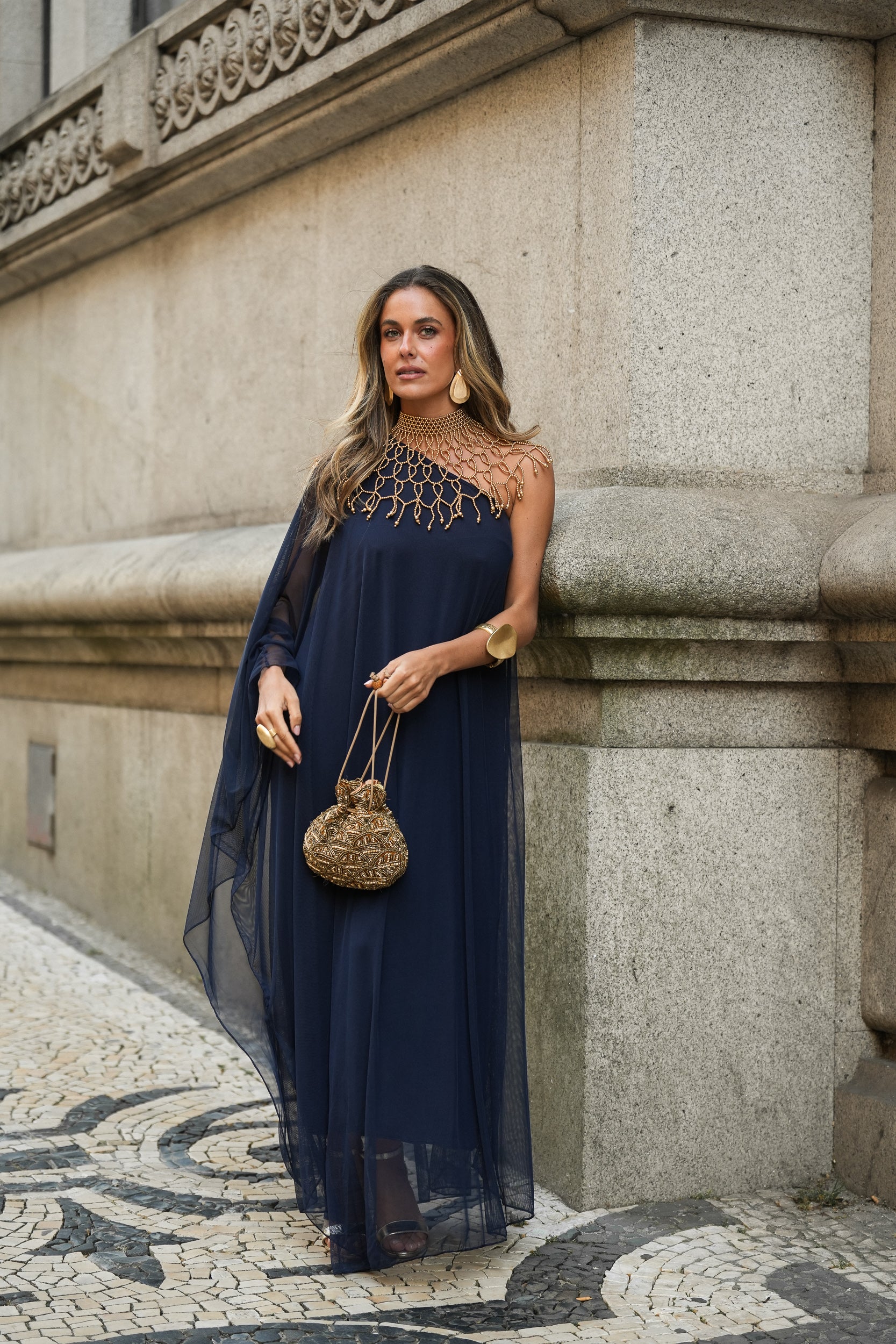 VESTIDO SOPHIE AZUL MARINHO