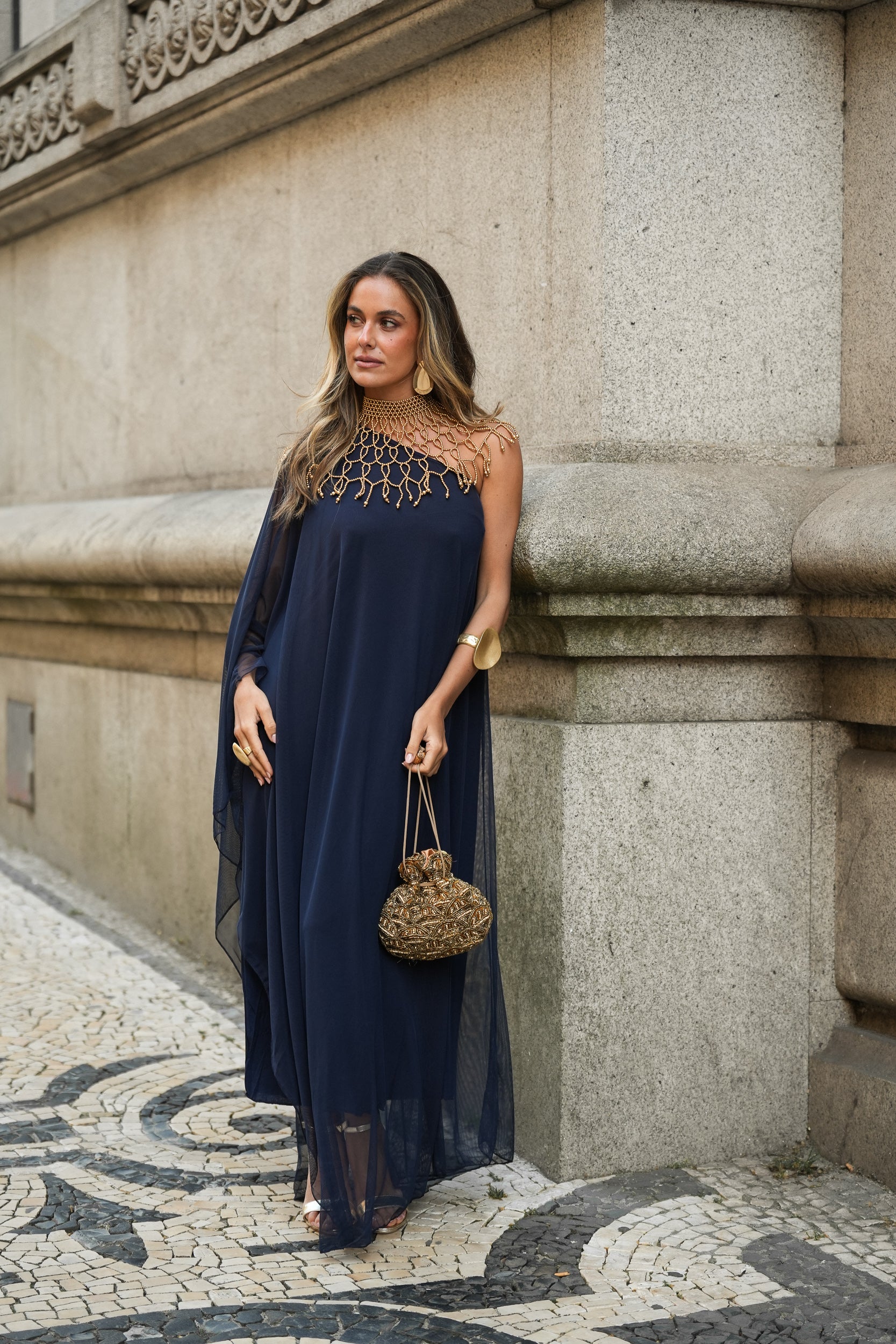 VESTIDO SOPHIE AZUL MARINHO