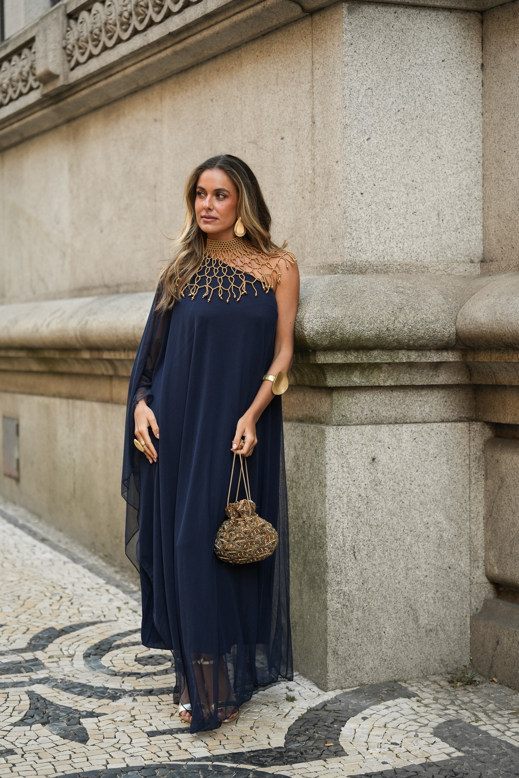 VESTIDO SOPHIE AZUL MARINHO