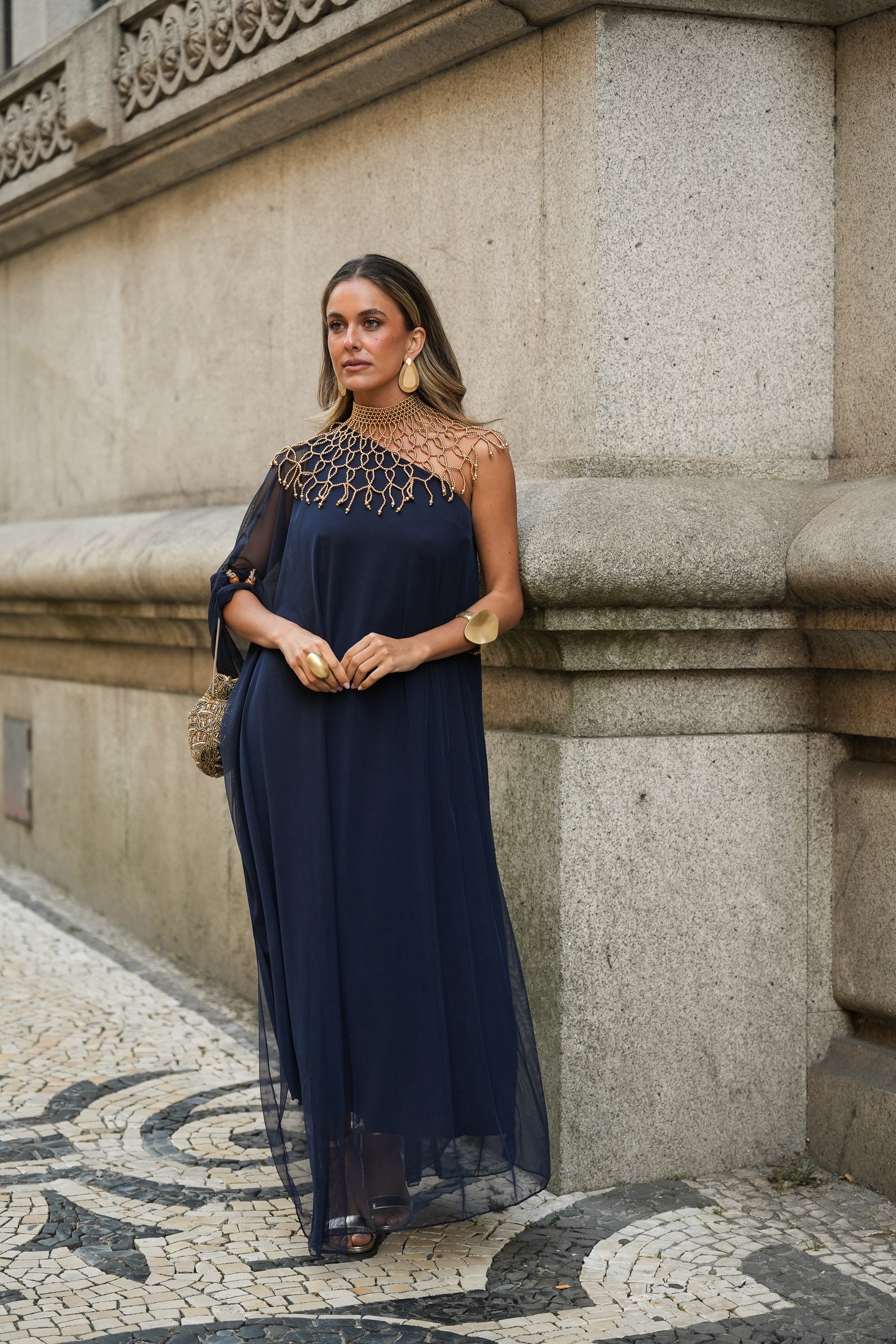 VESTIDO SOPHIE AZUL MARINHO