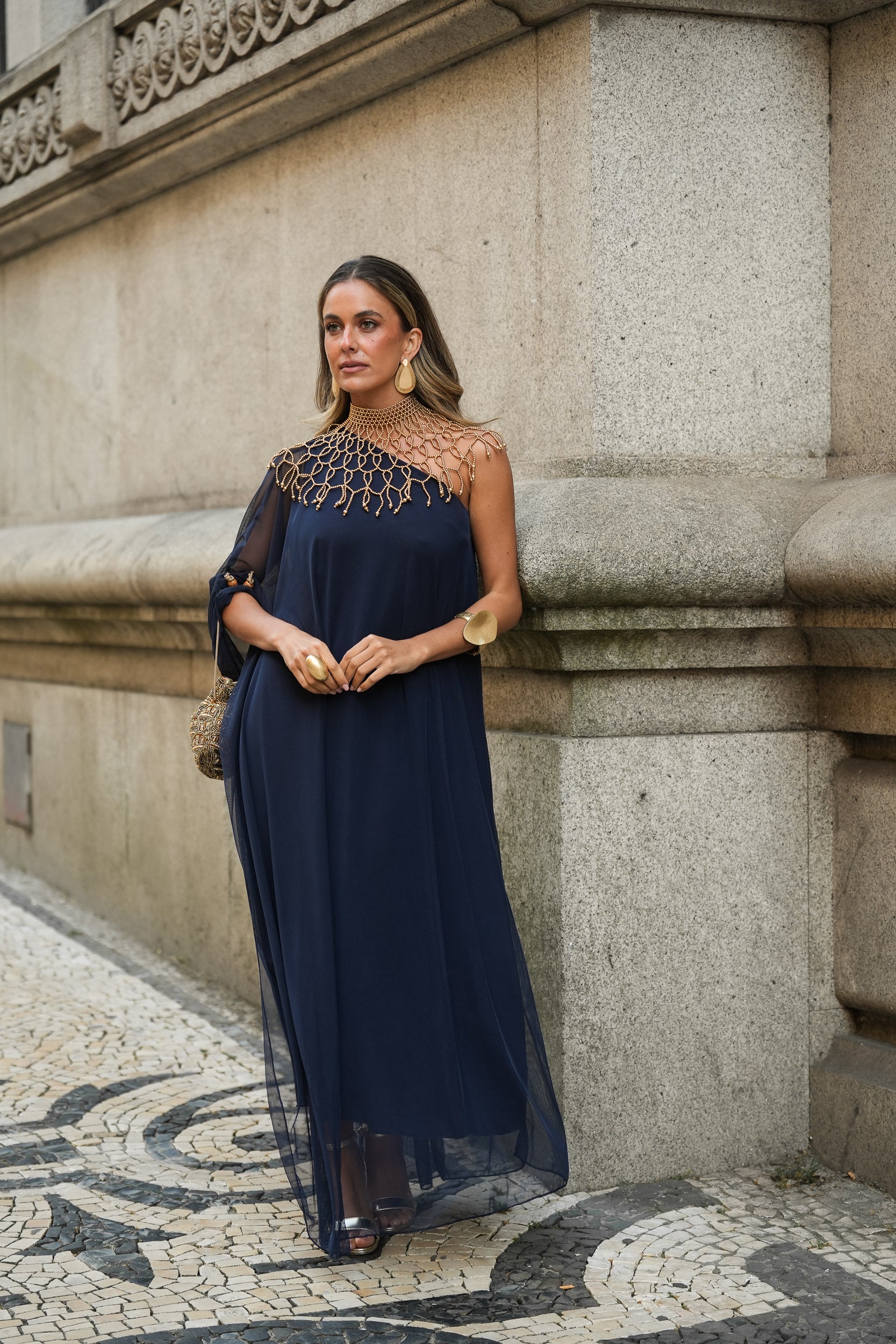 VESTIDO SOPHIE AZUL MARINHO