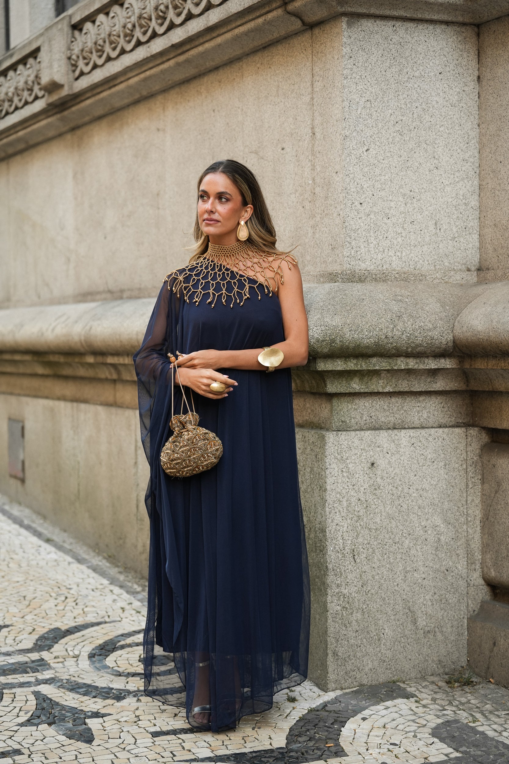 VESTIDO SOPHIE AZUL MARINHO