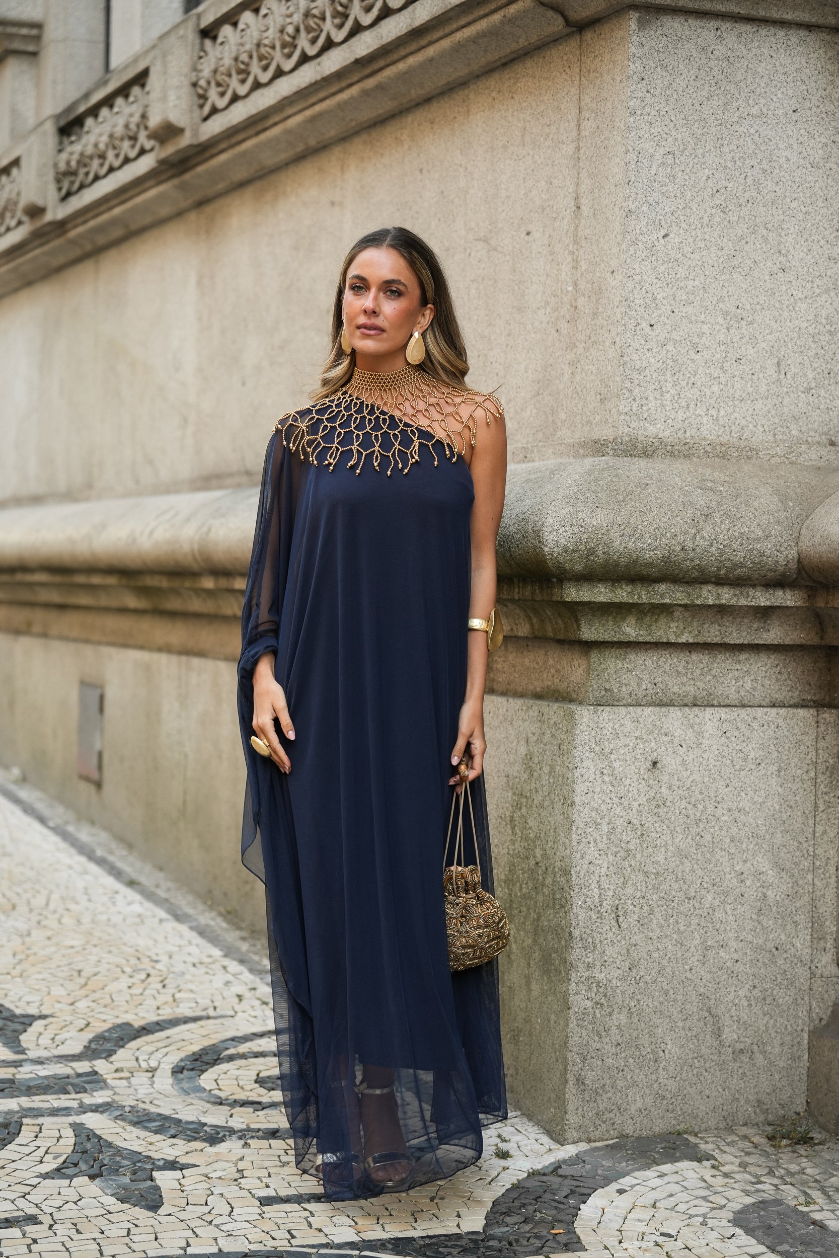VESTIDO SOPHIE AZUL MARINHO
