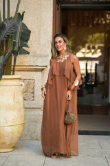 JULIE TERRACOTTA DRESS