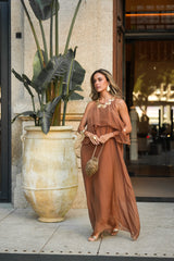 JULIE TERRACOTTA DRESS