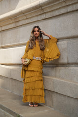 CONJUNTO PETRA AMARELO MOSTARDA