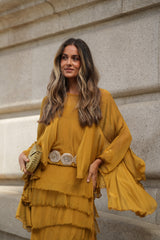 CONJUNTO PETRA AMARELO MOSTARDA