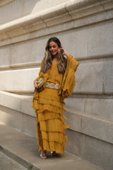 CONJUNTO PETRA AMARELO MOSTARDA