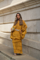 CONJUNTO PETRA AMARELO MOSTARDA