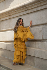CONJUNTO PETRA AMARELO MOSTARDA