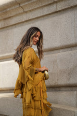 CONJUNTO PETRA AMARELO MOSTARDA