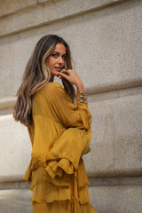 CONJUNTO PETRA AMARELO MOSTARDA