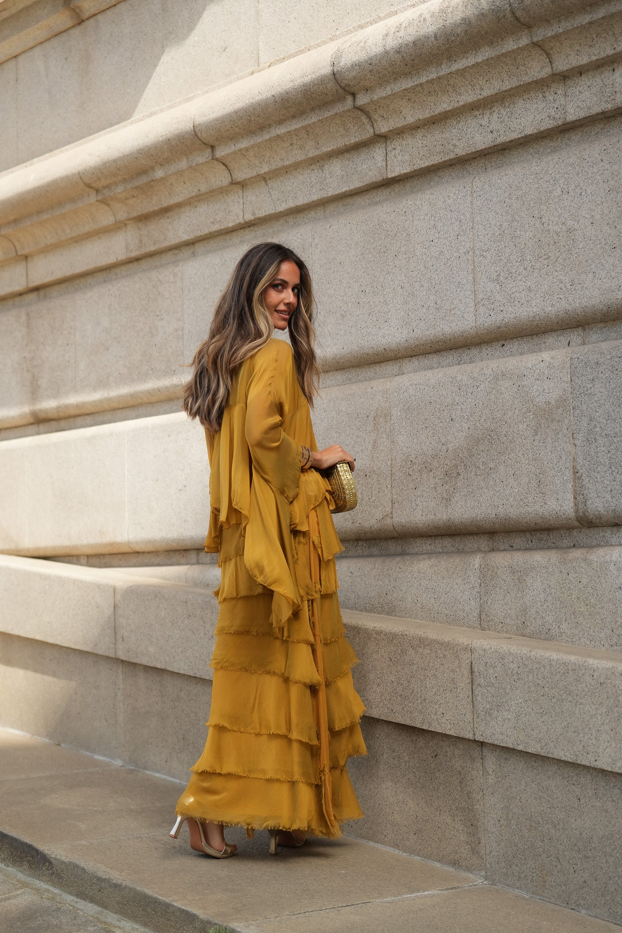 CONJUNTO PETRA AMARELO MOSTARDA