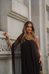 PRE-ORDER SOPHIE BROWN DRESS (Shipping June 8th - June 12th)