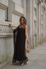 VESTIDO SOPHIE CASTANHO