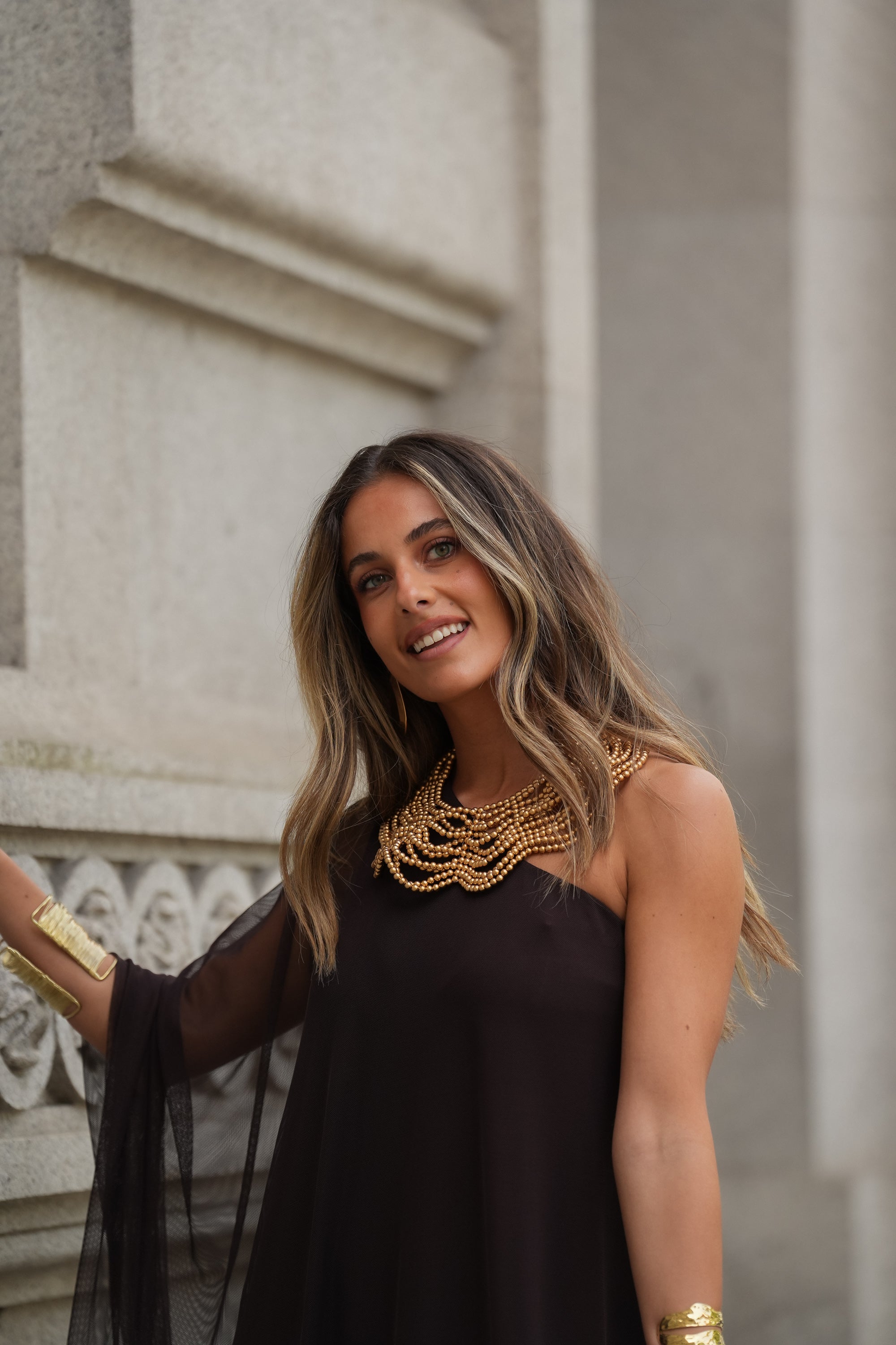 VESTIDO SOPHIE CASTANHO