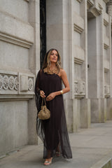 VESTIDO SOPHIE CASTANHO