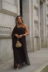 VESTIDO SOPHIE CASTANHO
