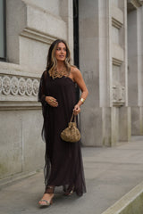 VESTIDO SOPHIE CASTANHO