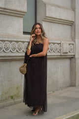 VESTIDO SOPHIE CASTANHO
