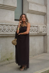 VESTIDO SOPHIE CASTANHO