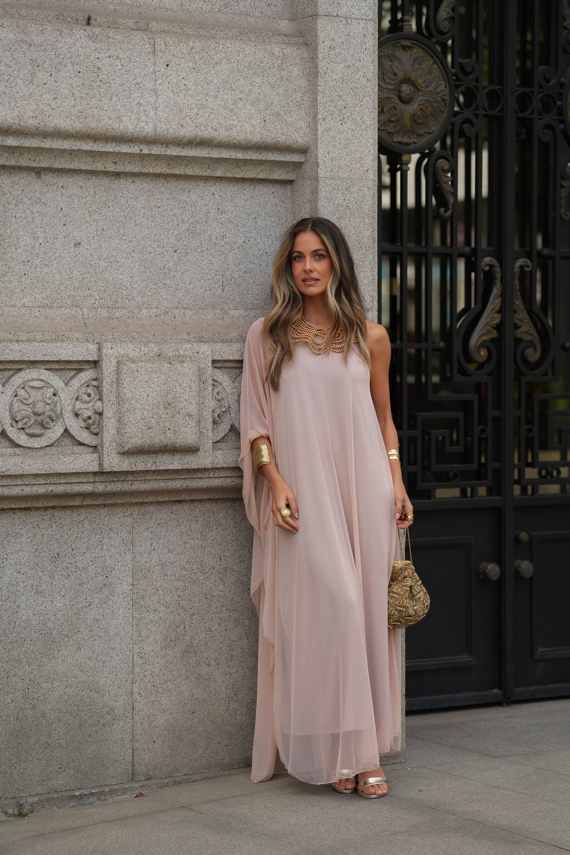VESTIDO SOPHIE CHAMPAGNE