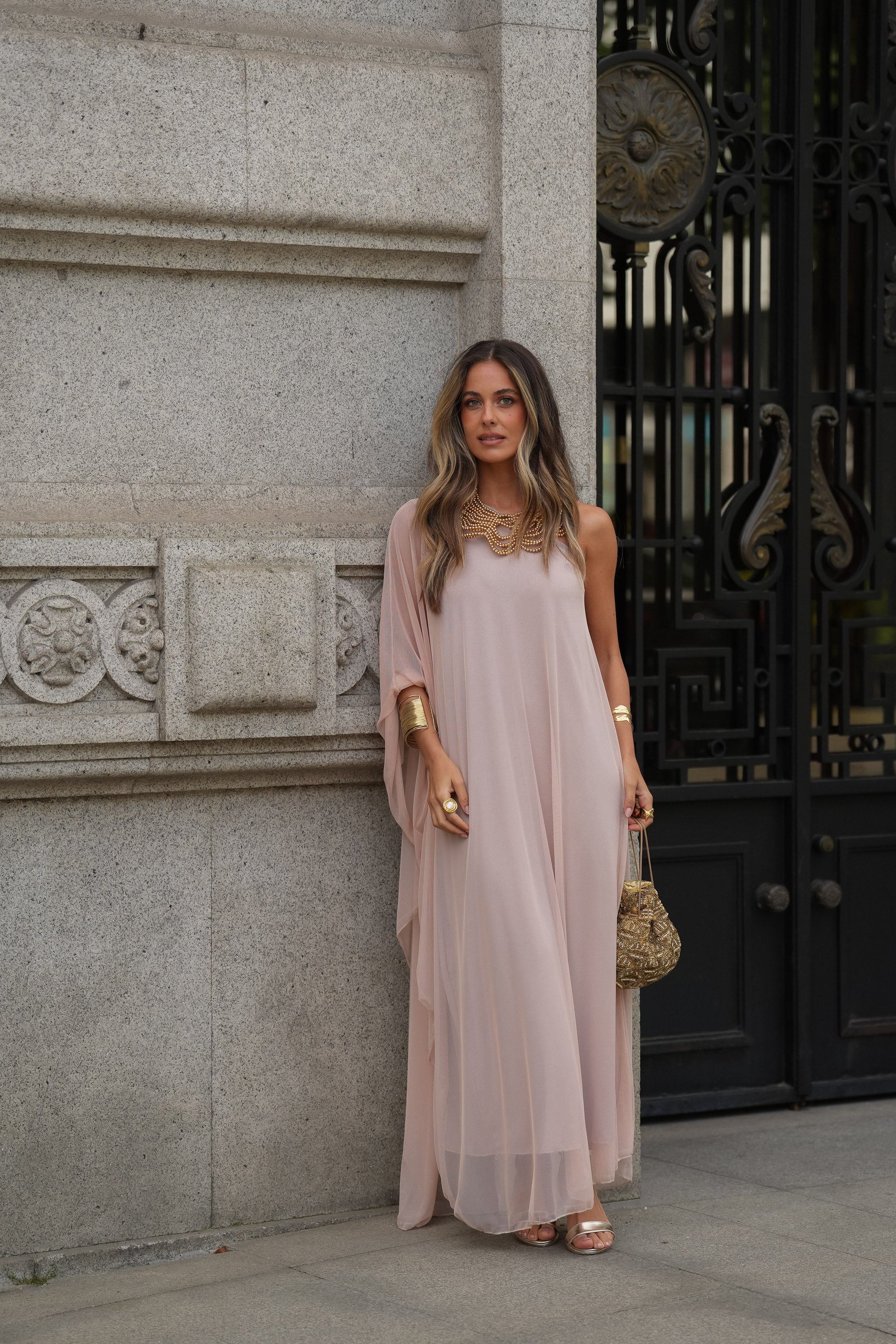 VESTIDO SOPHIE CHAMPAGNE