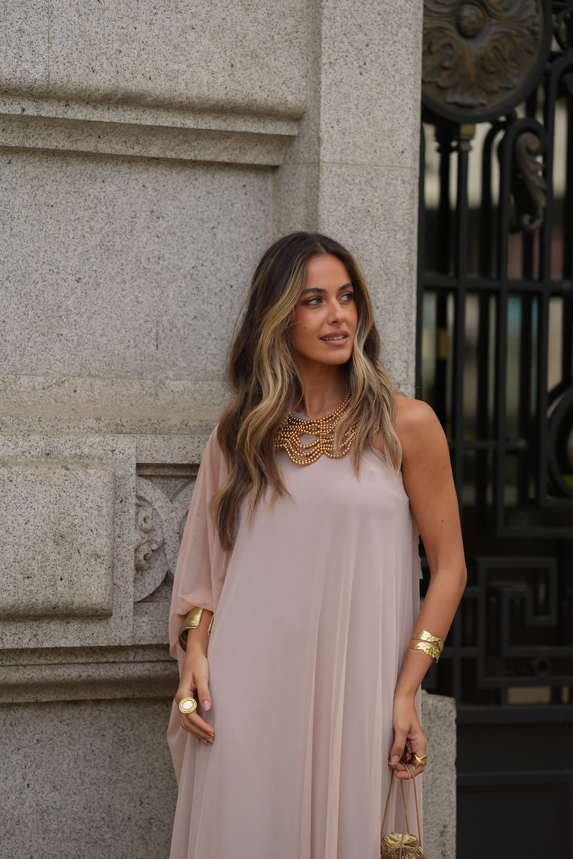VESTIDO SOPHIE CHAMPAGNE