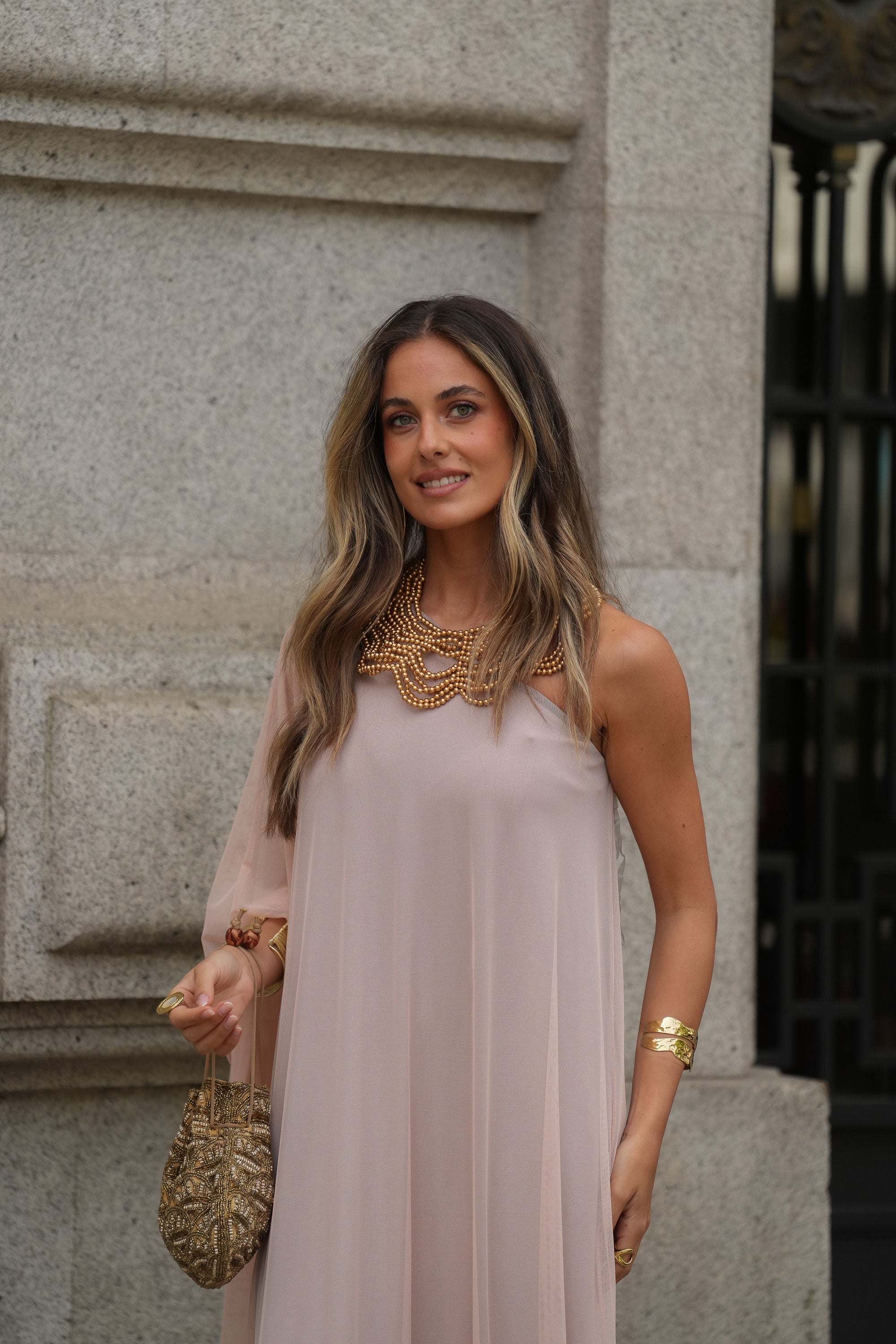 VESTIDO SOPHIE CHAMPAGNE