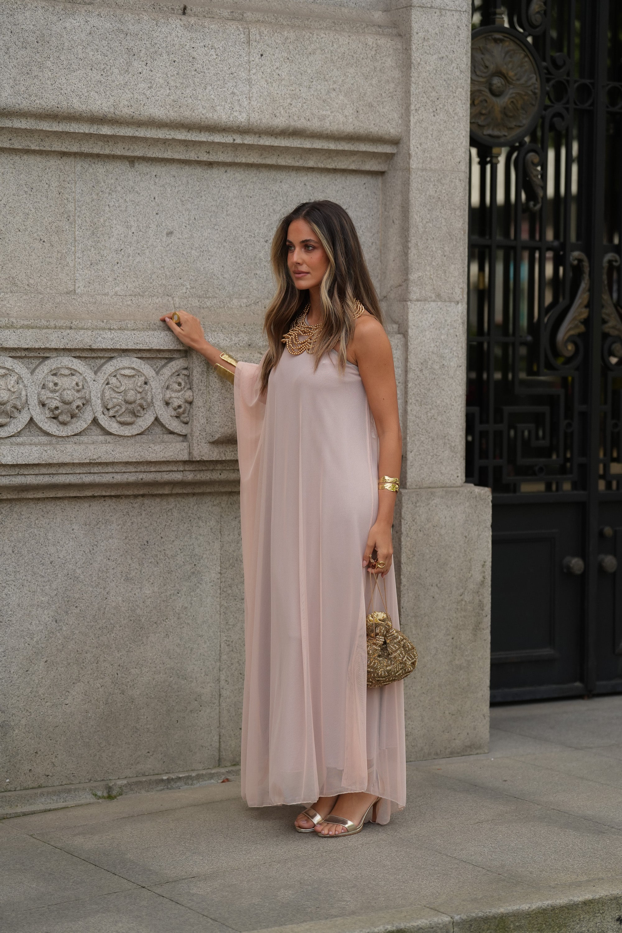 VESTIDO SOPHIE CHAMPAGNE