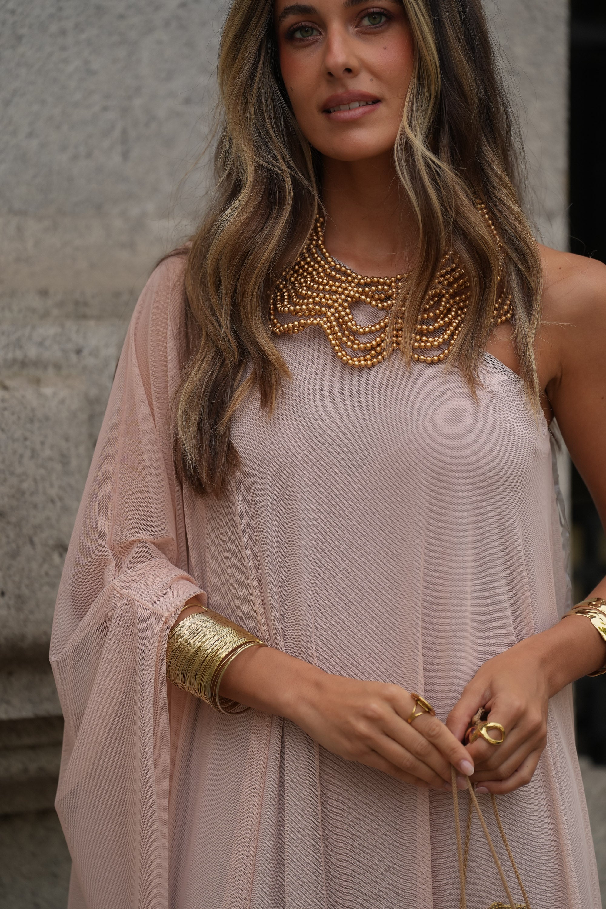 VESTIDO SOPHIE CHAMPAGNE