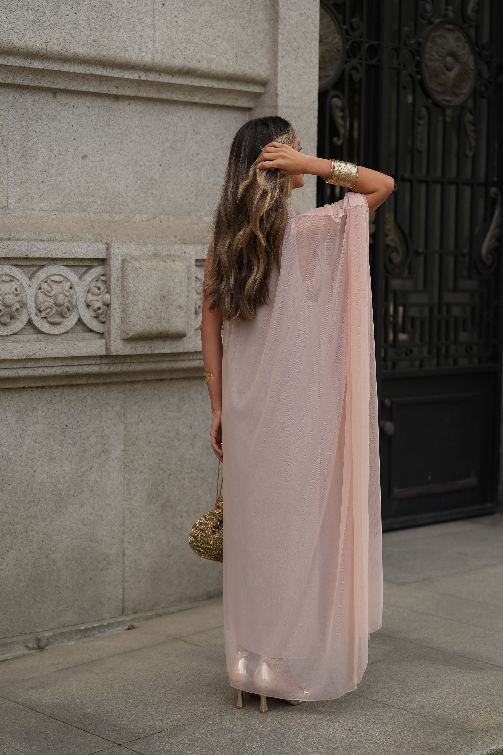 VESTIDO SOPHIE CHAMPAGNE