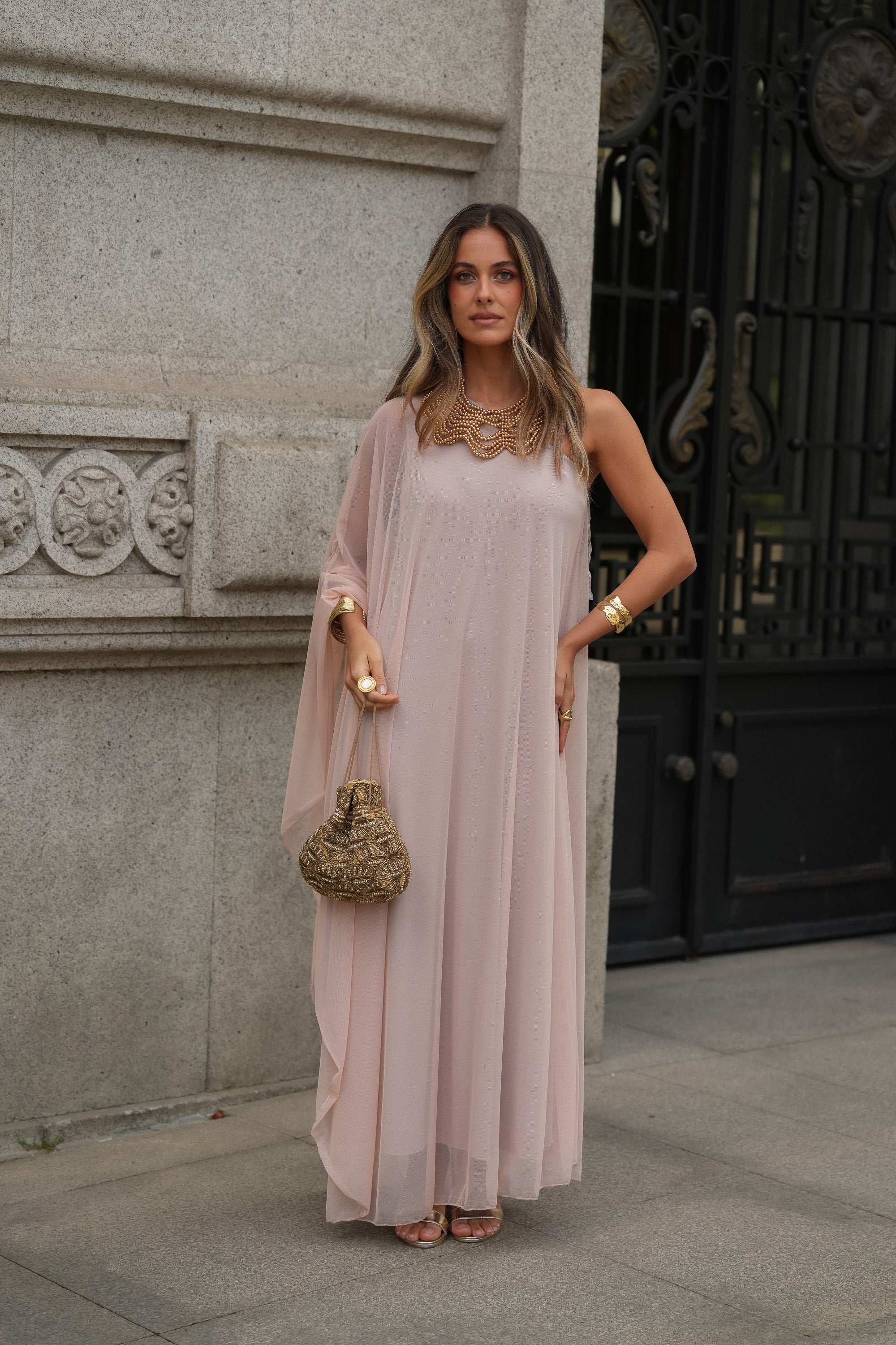 VESTIDO SOPHIE CHAMPAGNE