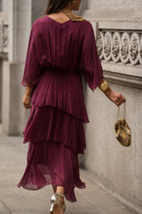 VESTIDO CARLOTA VINHO