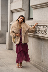 VESTIDO CARLOTA VINHO