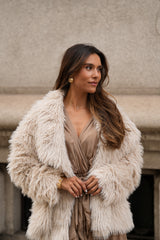 VESTIDO CARLOTA TAUPE