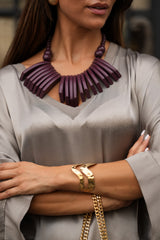 COLAR PETRA BURGUNDY