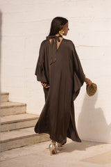 VESTIDO DUBAI CASTANHO