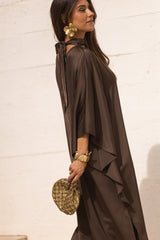 VESTIDO DUBAI CASTANHO
