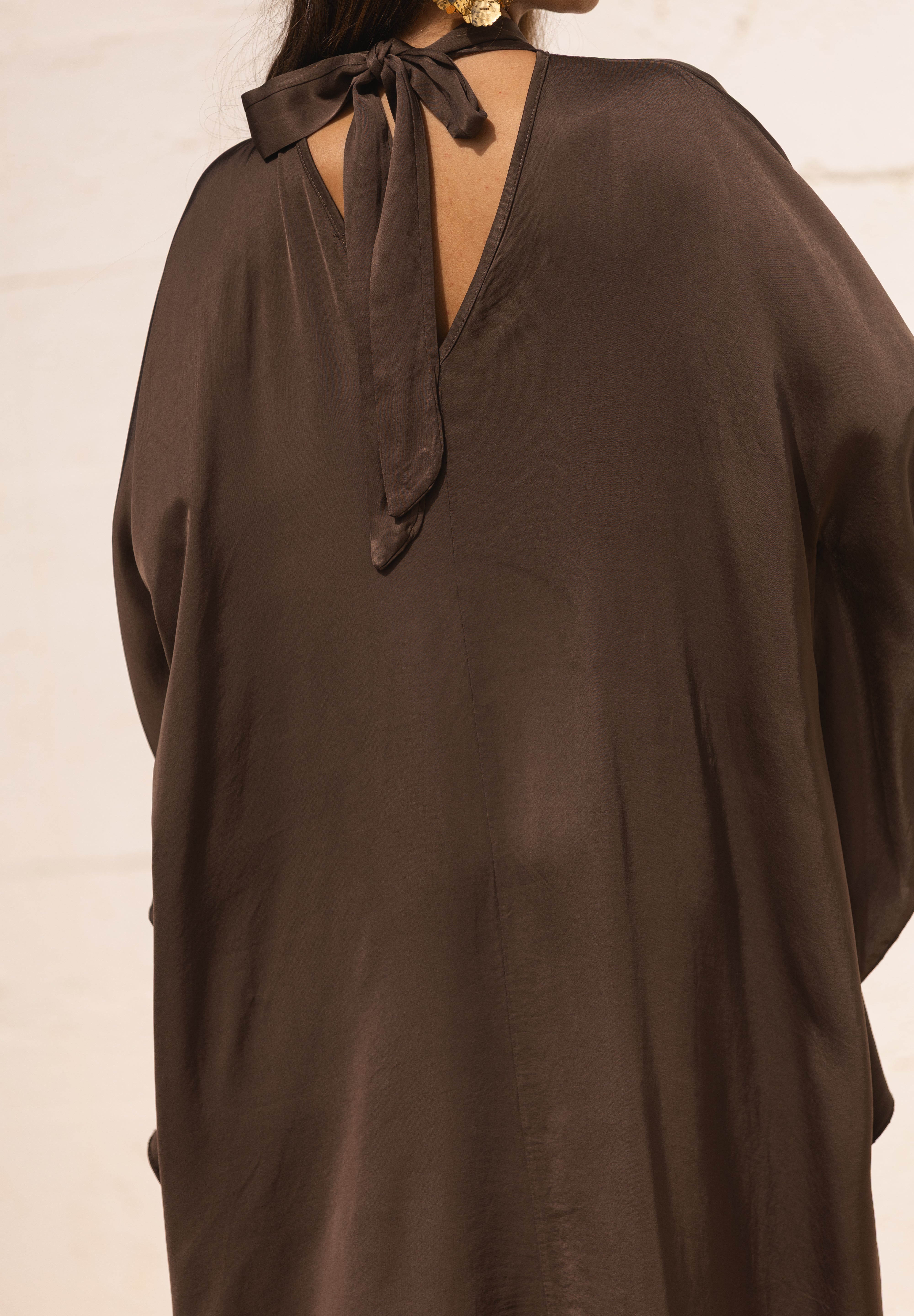 VESTIDO DUBAI CASTANHO