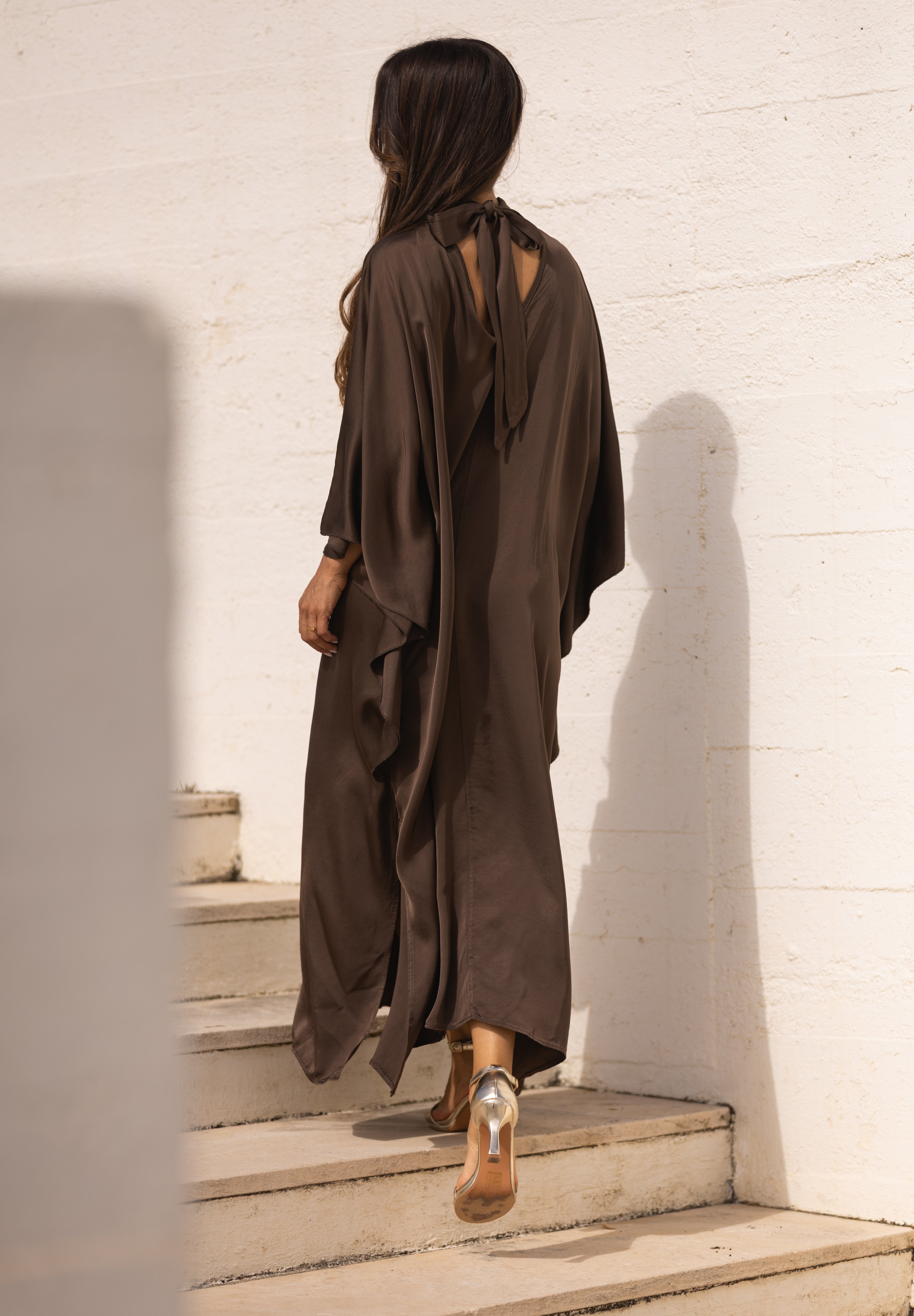 VESTIDO DUBAI CASTANHO