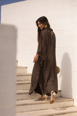 VESTIDO DUBAI CASTANHO