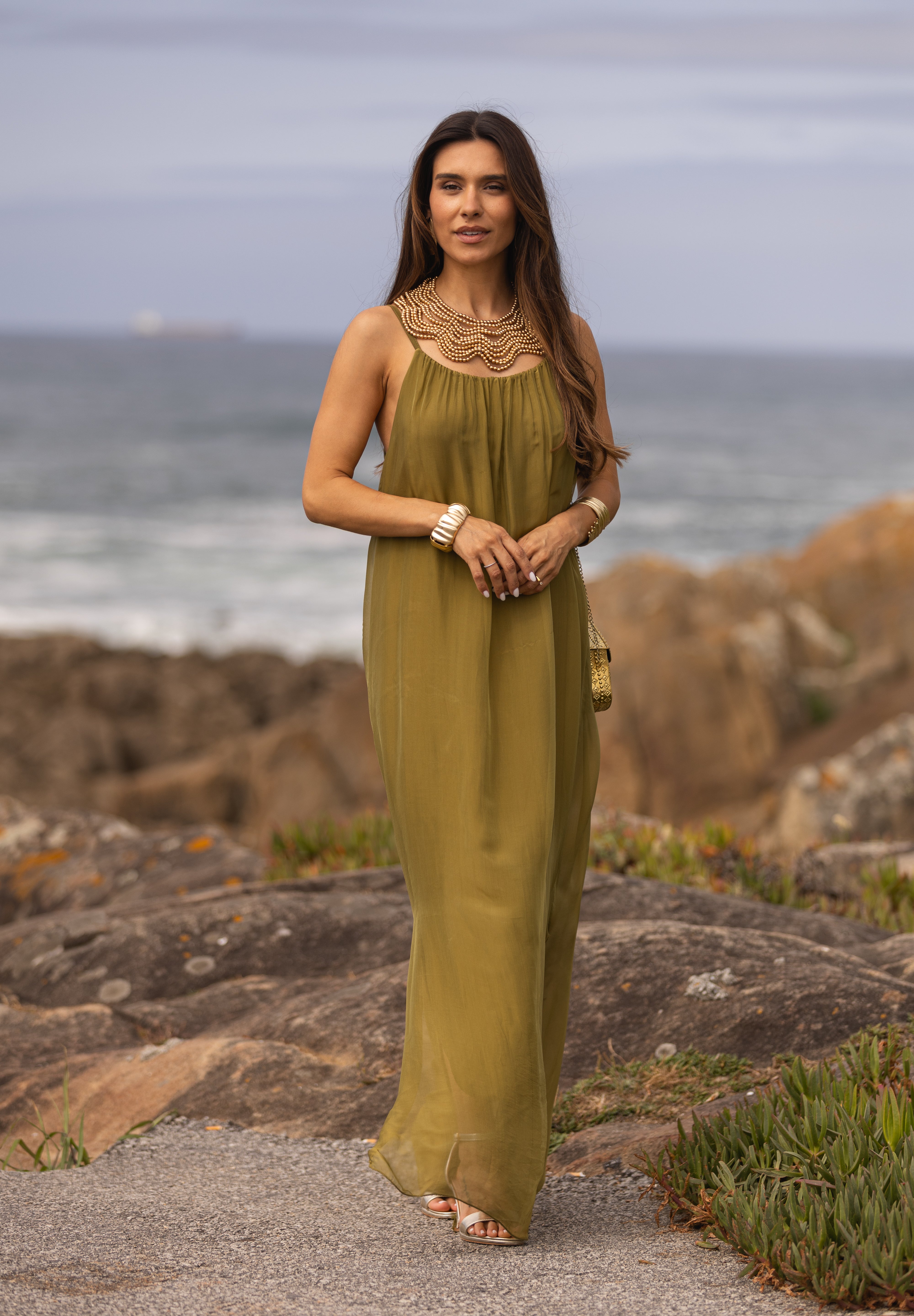 VESTIDO MAÓ VERDE LIMA