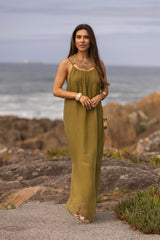 VESTIDO MAÓ VERDE LIMA