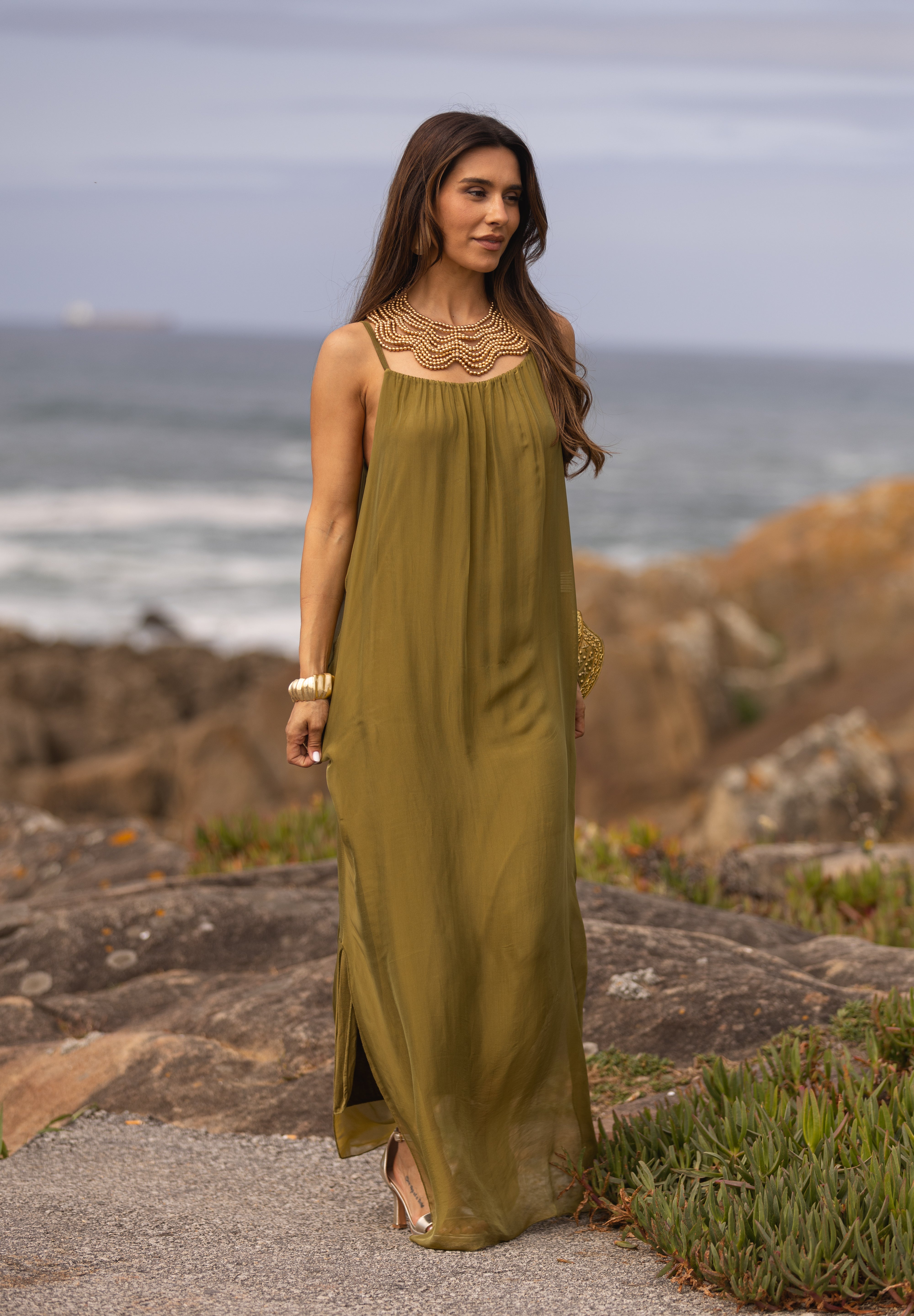 VESTIDO MAÓ VERDE LIMA