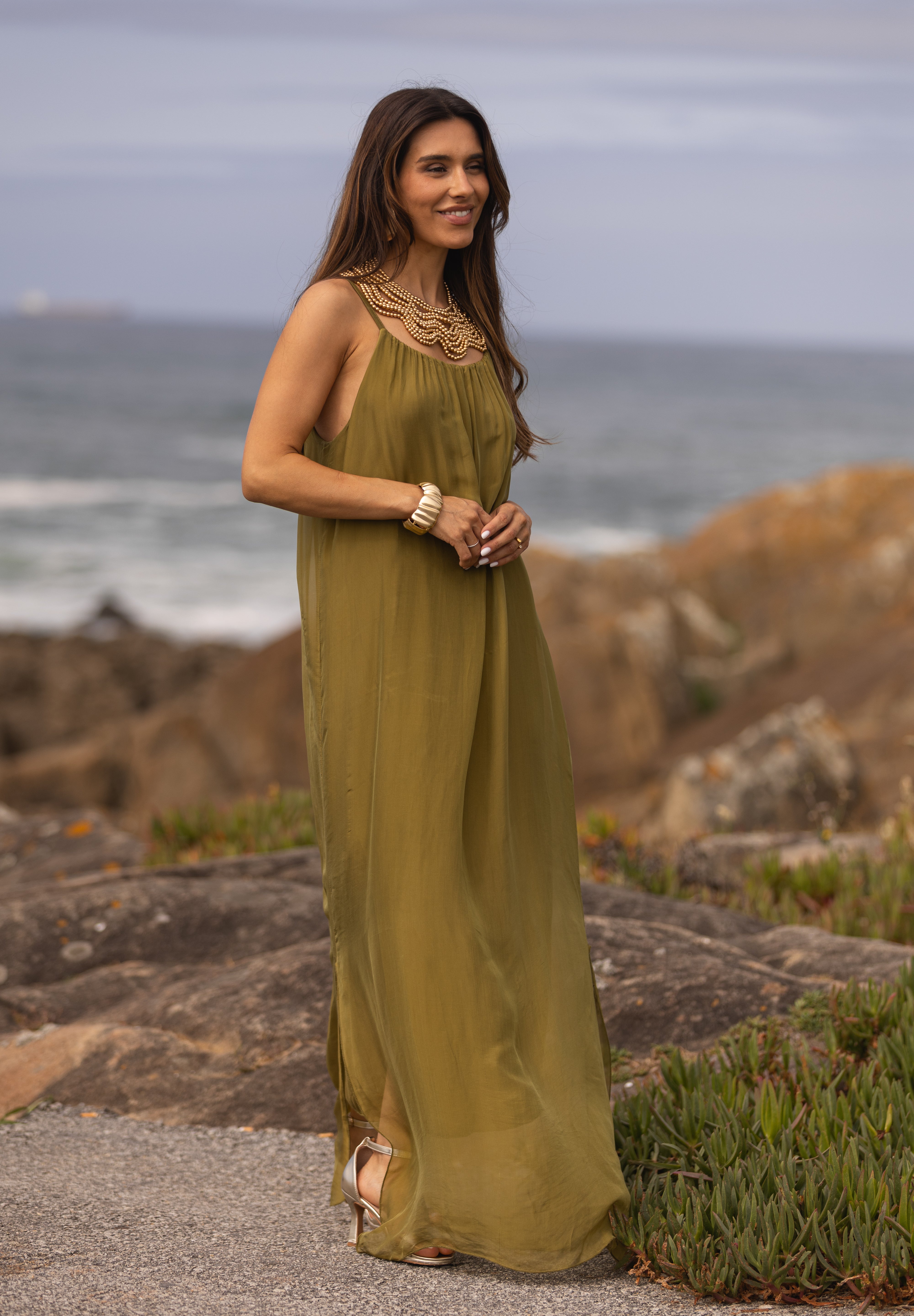 VESTIDO MAÓ VERDE LIMA