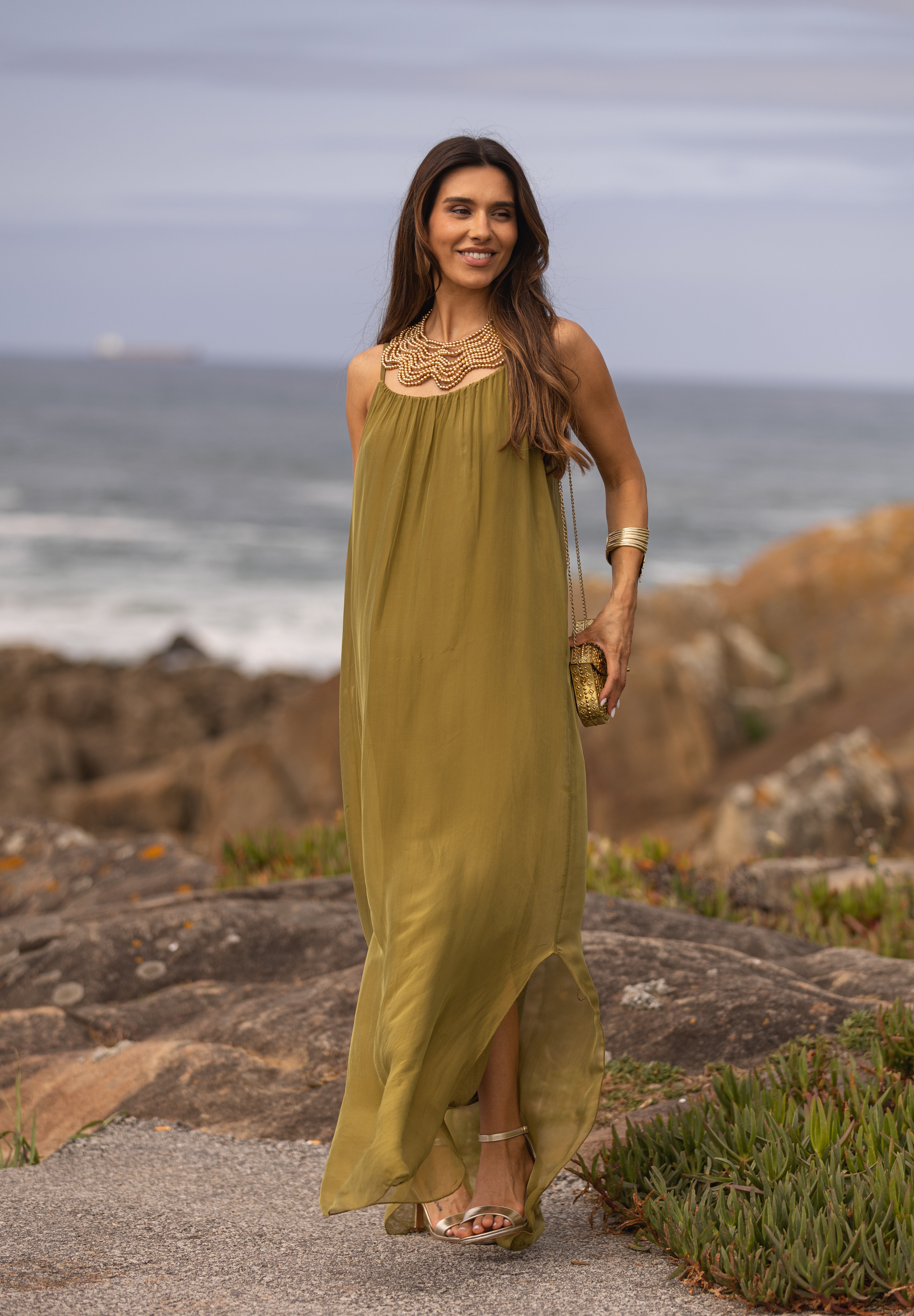 VESTIDO MAÓ VERDE LIMA