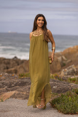 VESTIDO MAÓ VERDE LIMA
