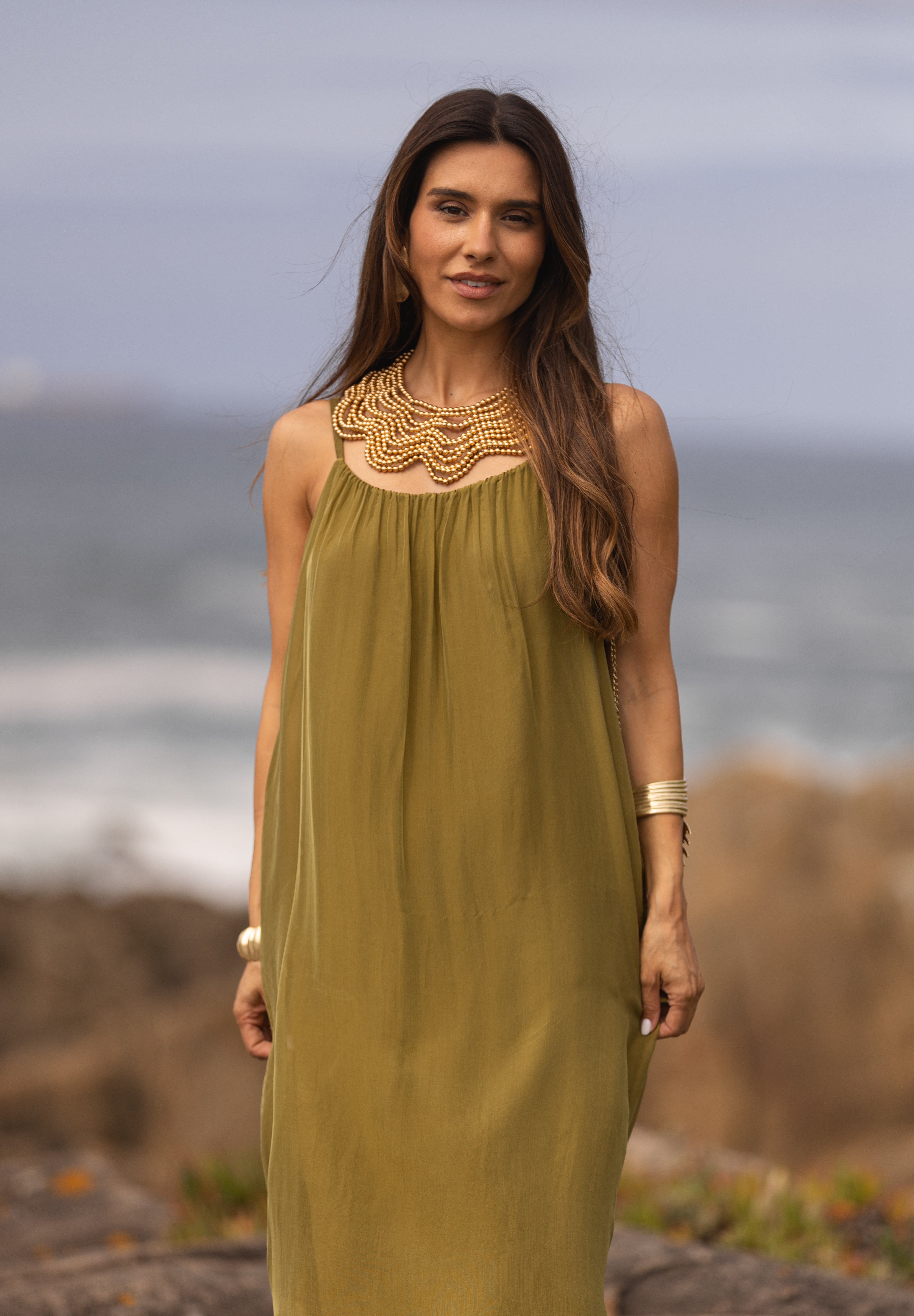 VESTIDO MAÓ VERDE LIMA